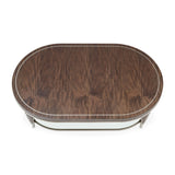 Villa-Cherie Hazelnut Oval Cocktail Table - Ornate Home