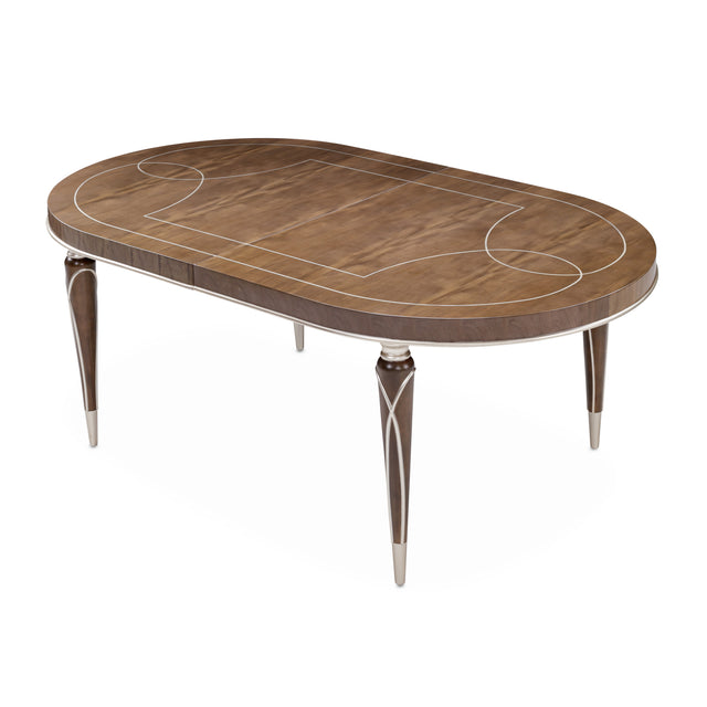 Villa-Cherie Hazelnut Oval Dining Table - Ornate Home