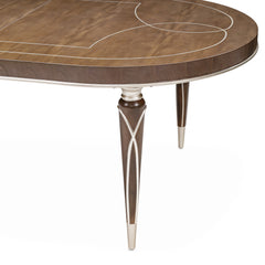 Villa-Cherie Hazelnut Oval Dining Table - Ornate Home