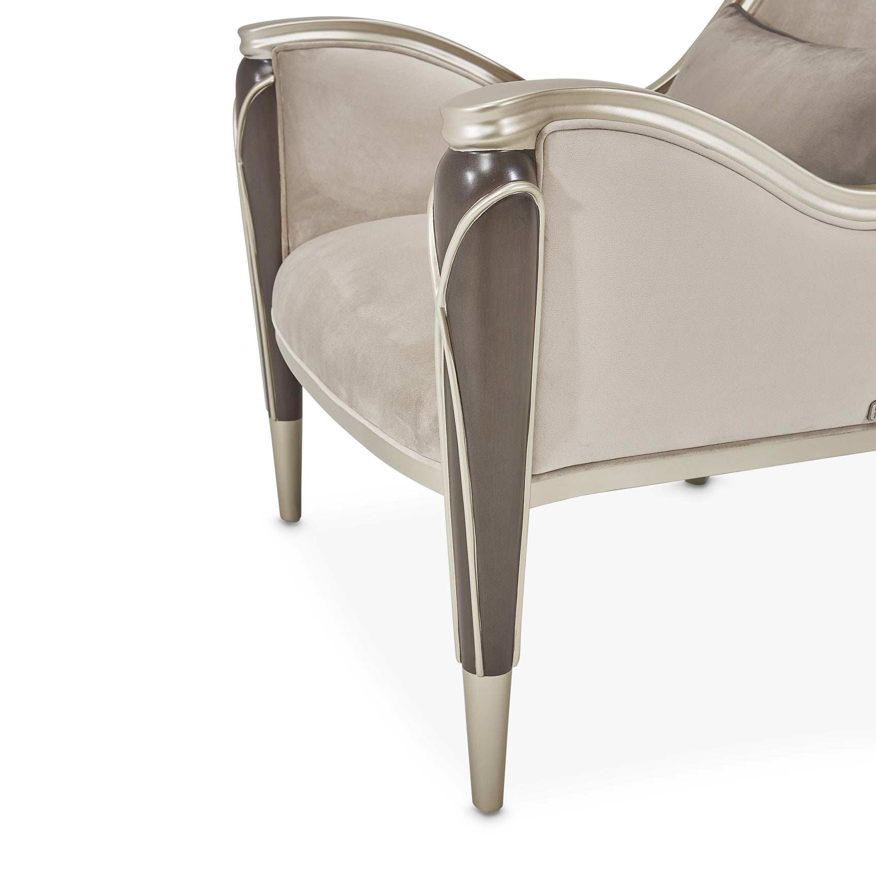 Villa Cherie Hazelnut/Porcini Accent Chair - Ornate Home