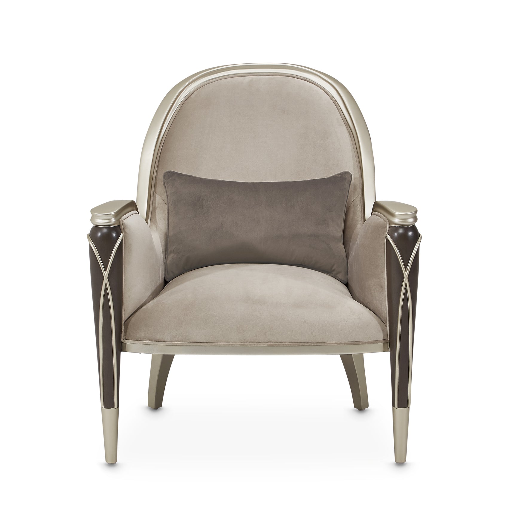 Villa Cherie Hazelnut/Porcini Accent Chair - Ornate Home