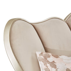 Villa-Cherie Hazelnut/Porcini Channel Tufted Bed - Ornate Home