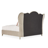 Villa-Cherie Hazelnut/Porcini Channel Tufted Bed - Ornate Home