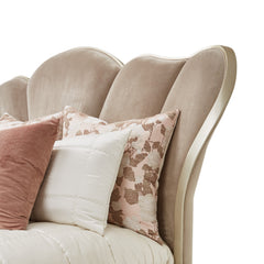 Villa-Cherie Hazelnut/Porcini Channel Tufted Bed - Ornate Home