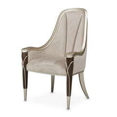 Villa-Cherie Hazelnut/Porcini Dining Arm Chair - Ornate Home