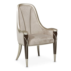 Villa-Cherie Hazelnut/Porcini Dining Arm Chair - Ornate Home