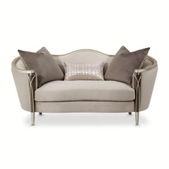 Villa Cherie Hazelnut/Porcini Loveseat - Ornate Home