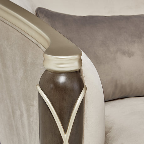 Villa Cherie Hazelnut/Porcini Matching Chair - Ornate Home