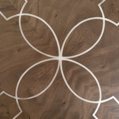 Villa-Cherie Hazelnut Round Dining Table - Ornate Home