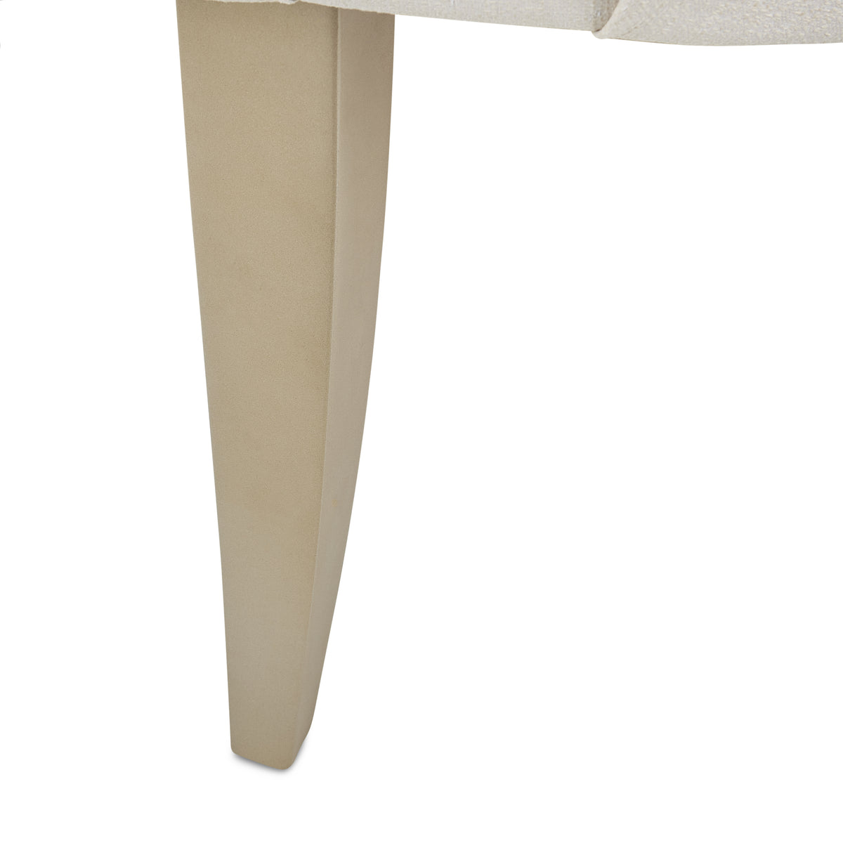 Villa Cherie Pearl/Frosted Tufted Vanity Chair