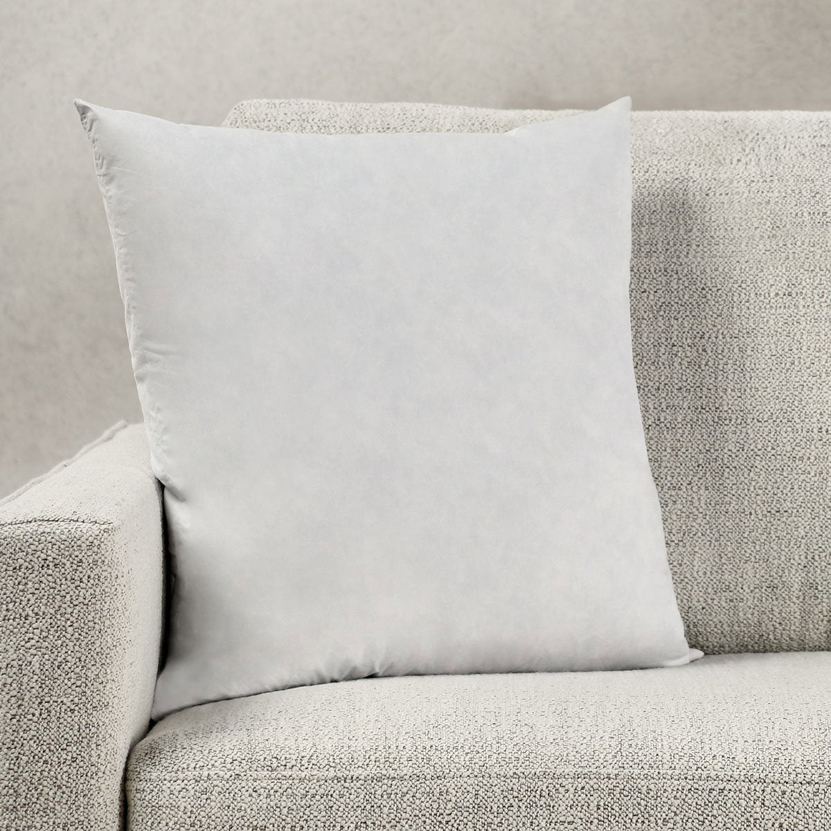 Villa Feather White Down Insert for Pillow Multiple Sizes Throw Pillow (Set of 2) - Ornate Home