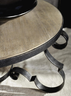 Villa Toscana Textured Carbone/Criollo Cocktail Table - Ornate Home