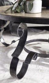 Villa Toscana Textured Carbone/Criollo Cocktail Table - Ornate Home