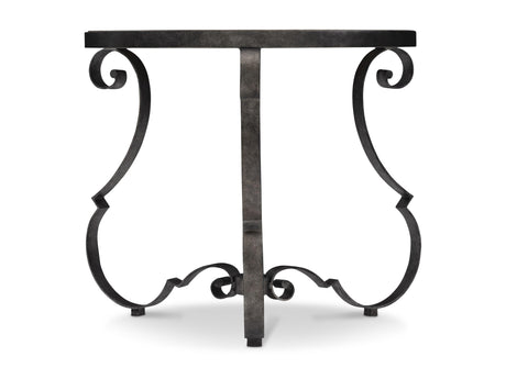 Villa Toscana Textured Carbone/Criollo Side Table - Ornate Home