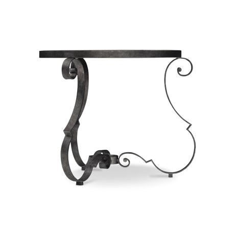 Villa Toscana Textured Carbone/Criollo Side Table - Ornate Home