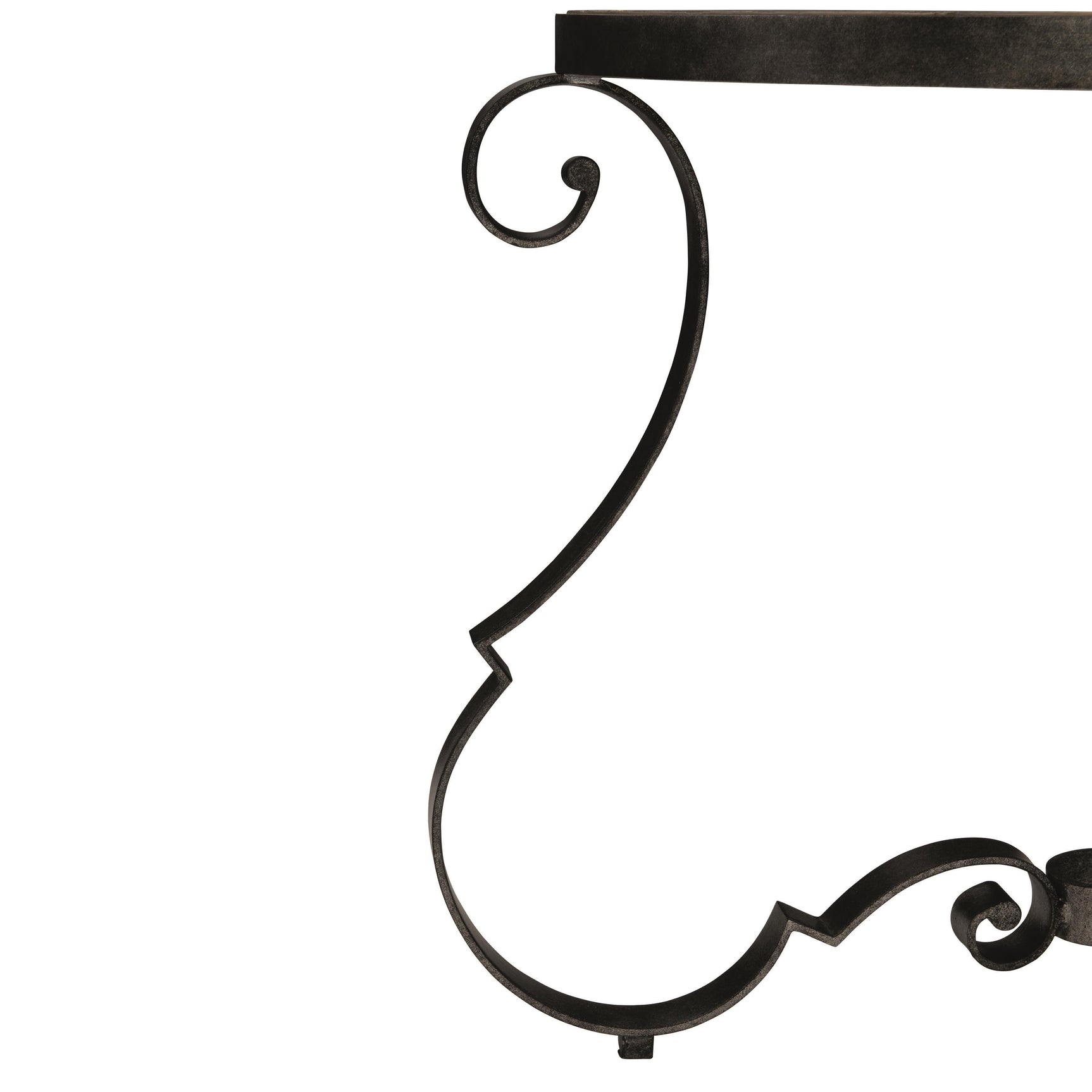 Villa Toscana Textured Carbone/Criollo Side Table - Ornate Home