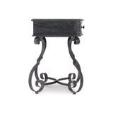 Villa Toscana Textured Carbone/Ember Nightstand - Ornate Home