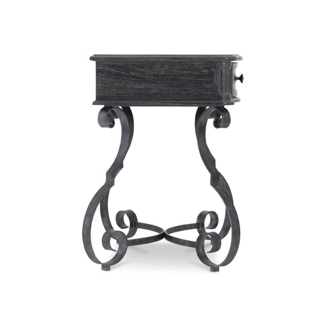 Villa Toscana Textured Carbone/Ember Nightstand - Ornate Home