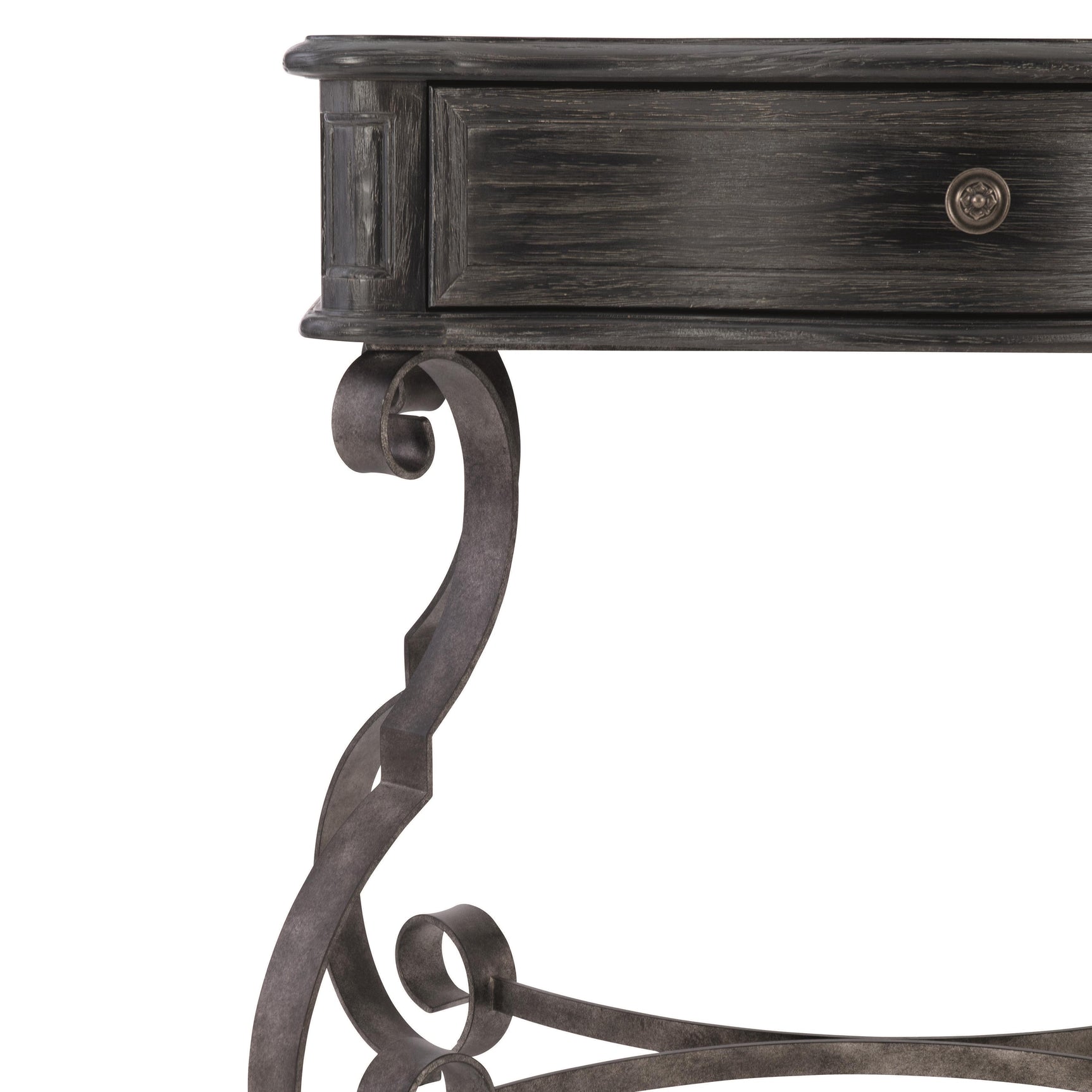 Villa Toscana Textured Carbone/Ember Nightstand - Ornate Home