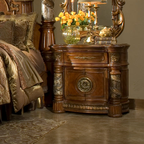 Villa Valencia Classic Chestnut Bedside Chest - Ornate Home