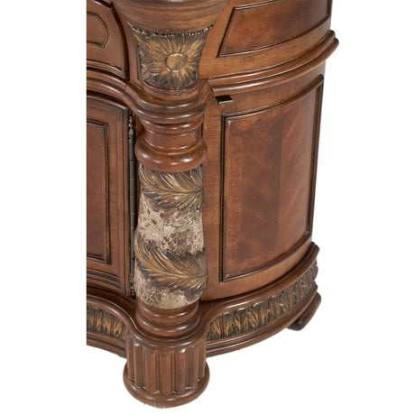 Villa Valencia Classic Chestnut Bedside Chest - Ornate Home