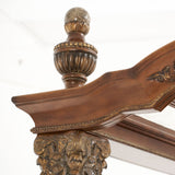 Villa Valencia Classic Chestnut Canopy Bed - Ornate Home