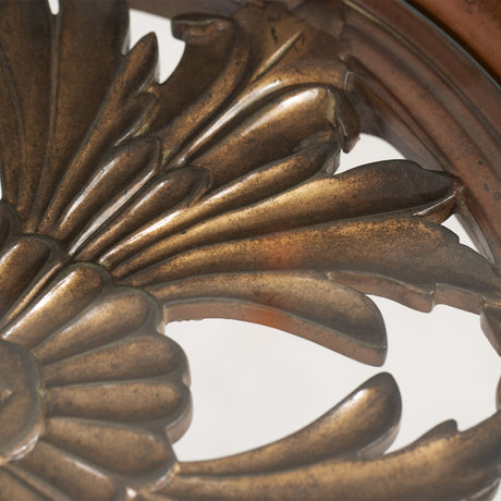 Villa Valencia Classic Chestnut Chairside Table - Ornate Home