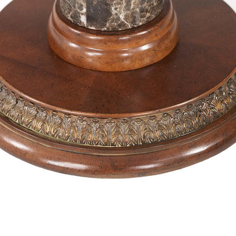 Villa Valencia Classic Chestnut Chairside Table - Ornate Home