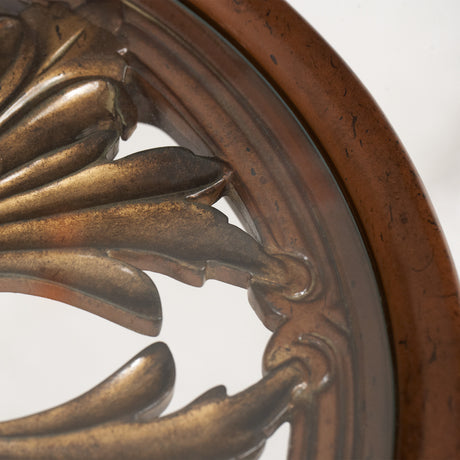 Villa Valencia Classic Chestnut Chairside Table - Ornate Home