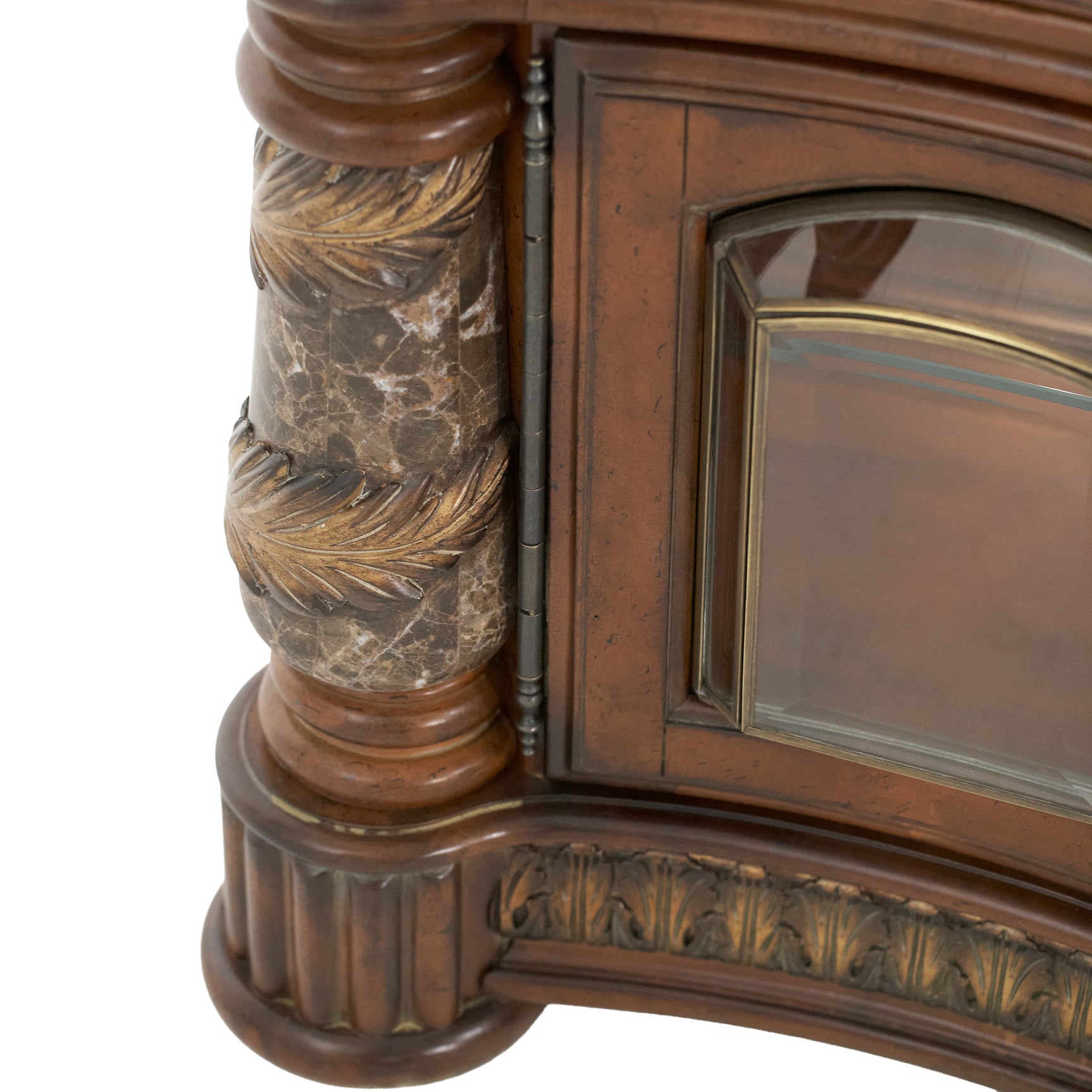 Villa Valencia Classic Chestnut China Cabinet - Ornate Home