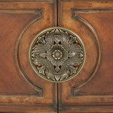 Villa Valencia Classic Chestnut China Cabinet - Ornate Home