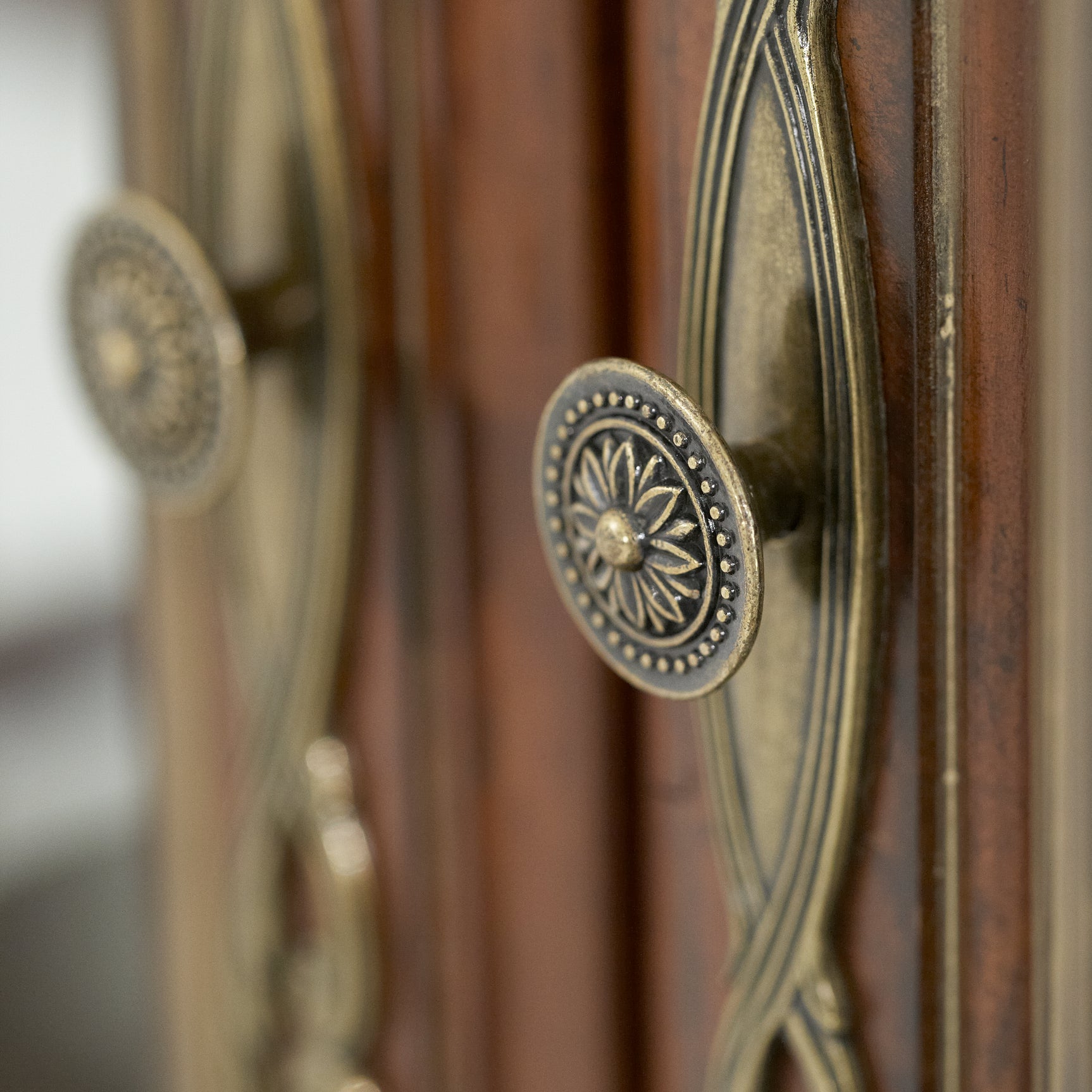 Villa Valencia Classic Chestnut China Cabinet - Ornate Home
