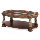 Villa Valencia Classic Chestnut Cocktail Table - Ornate Home