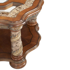 Villa Valencia Classic Chestnut Cocktail Table - Ornate Home