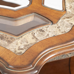 Villa Valencia Classic Chestnut Cocktail Table - Ornate Home