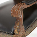 Villa Valencia Classic Chestnut Dining Arm Chair (Set of 2) - Ornate Home