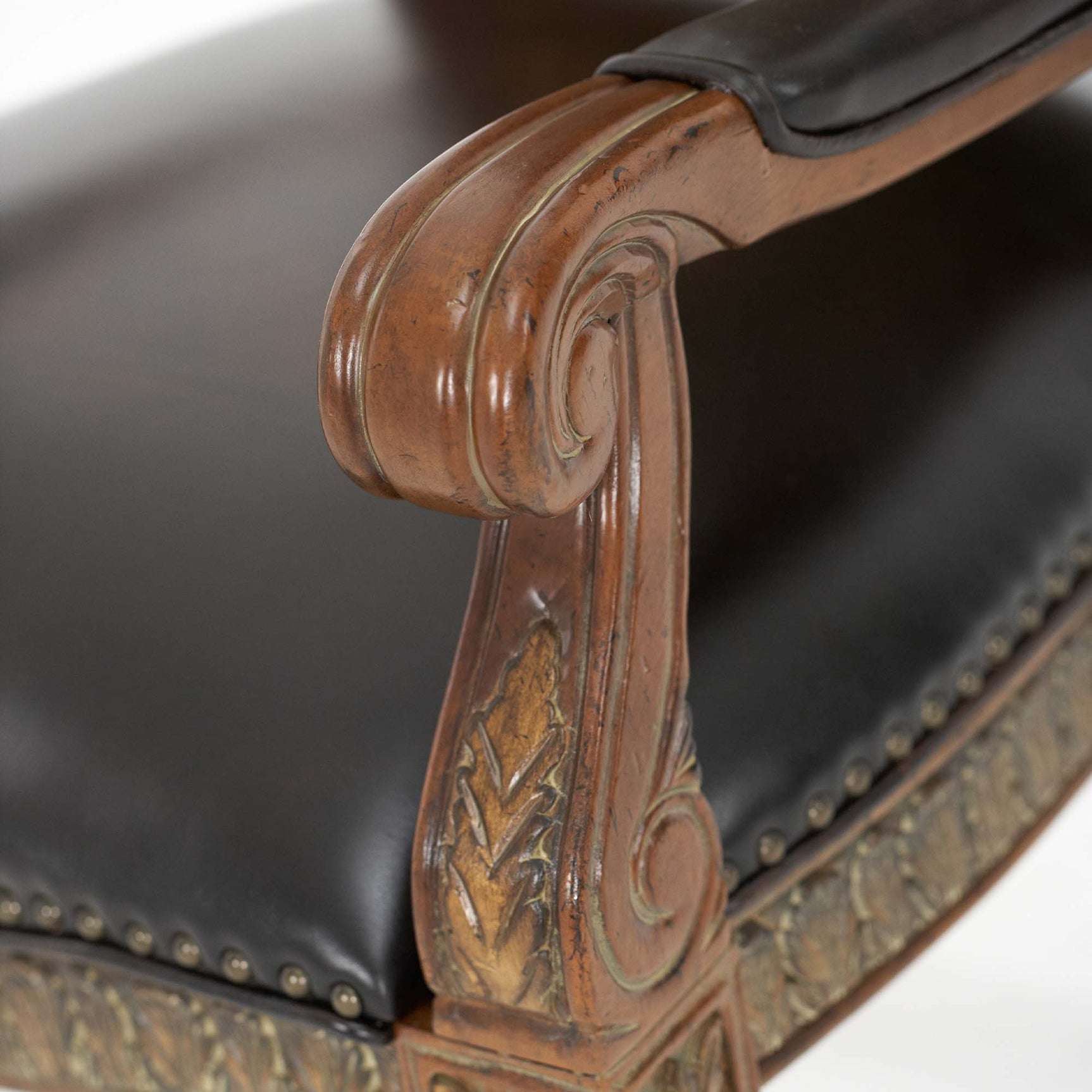 Villa Valencia Classic Chestnut Dining Arm Chair (Set of 2) - Ornate Home