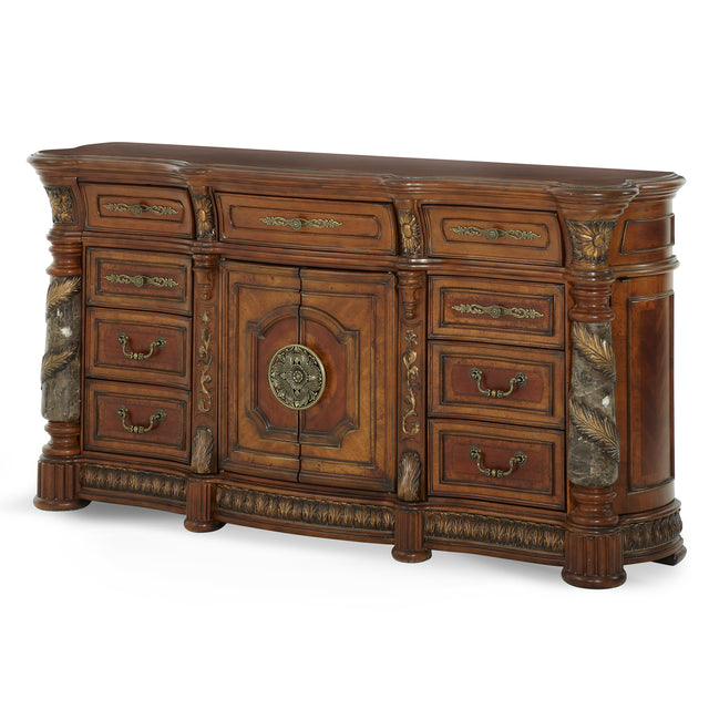 Villa Valencia Classic Chestnut Dresser - Ornate Home