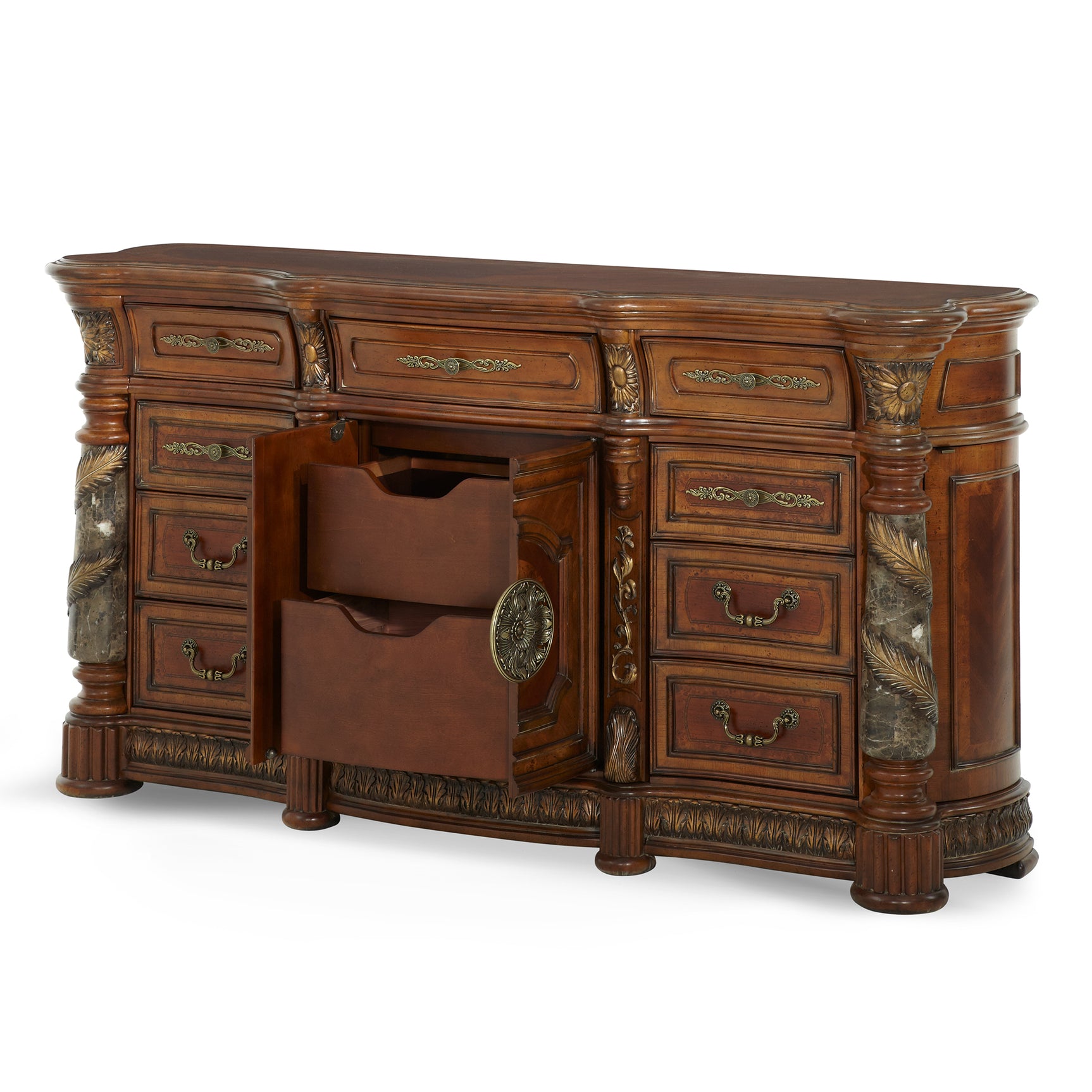 Villa Valencia Classic Chestnut Dresser - Ornate Home