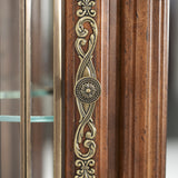 Villa Valencia Classic Chestnut Dresser with Mirror - Ornate Home