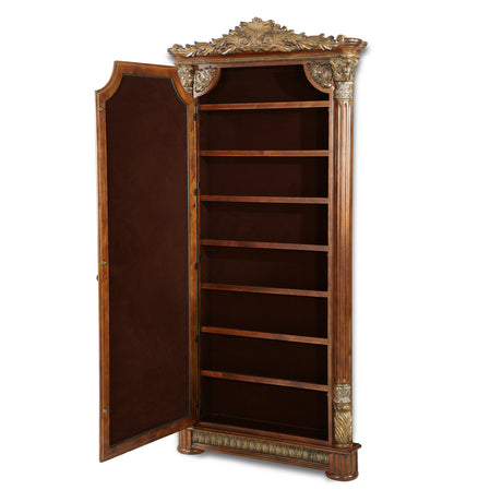 Villa Valencia Classic Chestnut Floor Accent Mirror - Ornate Home