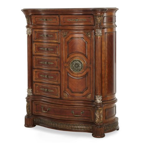 Villa Valencia Classic Chestnut Gentleman's Chest - Ornate Home