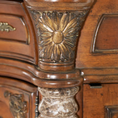 Villa Valencia Classic Chestnut Gentleman's Chest - Ornate Home