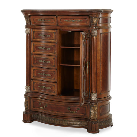 Villa Valencia Classic Chestnut Gentleman's Chest - Ornate Home