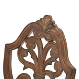 Villa Valencia Classic Chestnut Pull-up Desk Arm Chair - Ornate Home