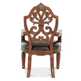 Villa Valencia Classic Chestnut Pull-up Desk Arm Chair - Ornate Home