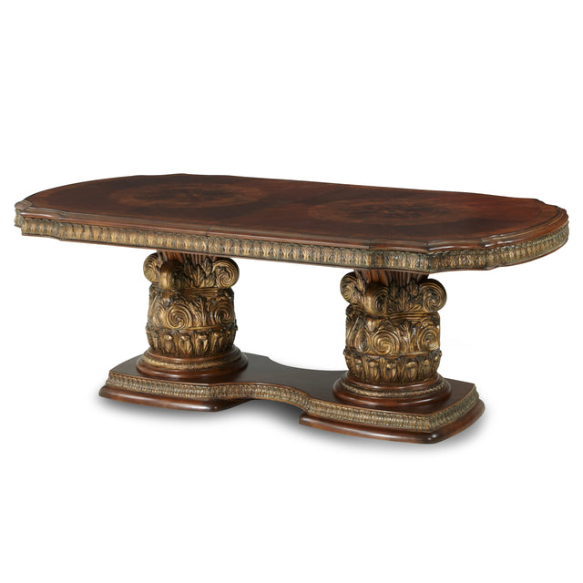 Villa Valencia Classic Chestnut Rectangular Dining Table - Ornate Home