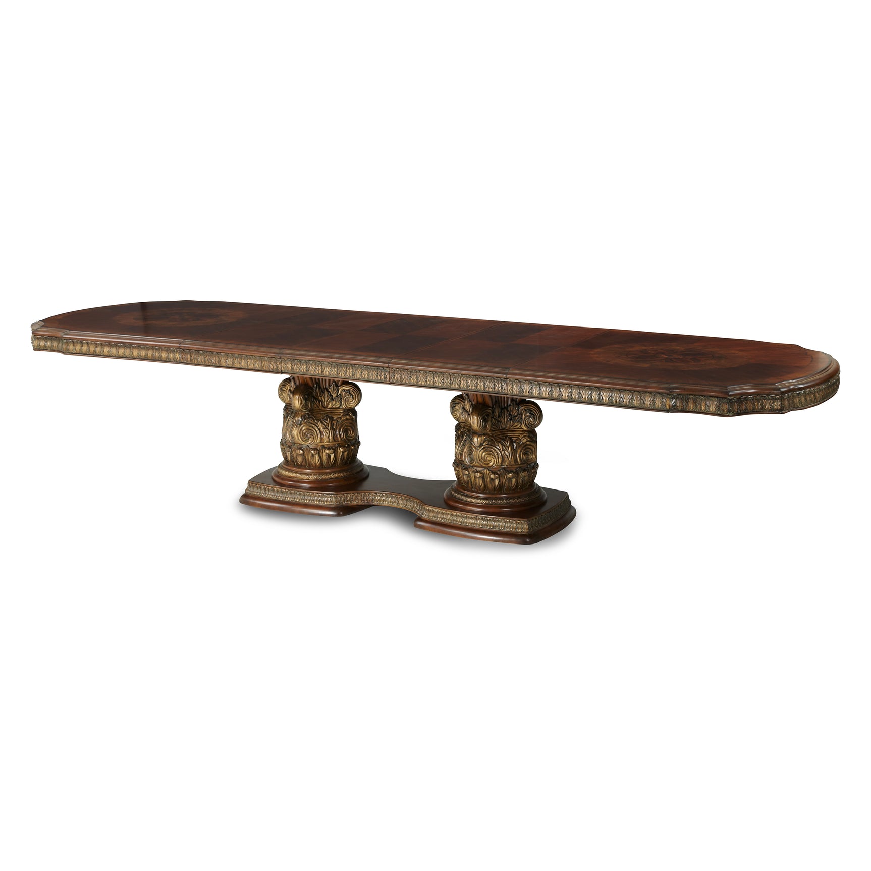 Villa Valencia Classic Chestnut Rectangular Dining Table - Ornate Home