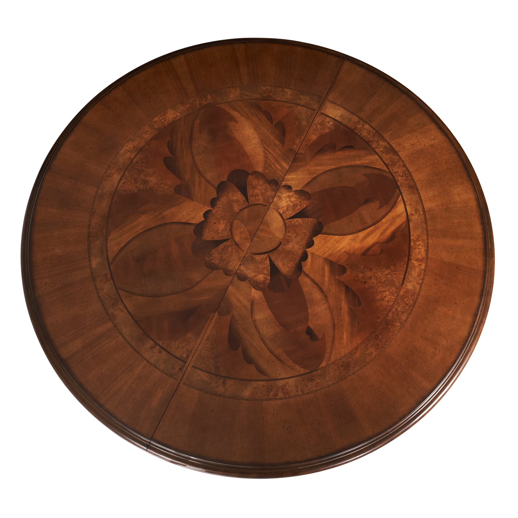 Villa Valencia Classic Chestnut Round Dining Table - Ornate Home