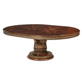 Villa Valencia Classic Chestnut Round Dining Table - Ornate Home
